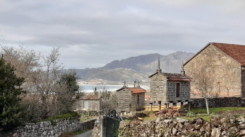 Hórreos en Costa da Morte